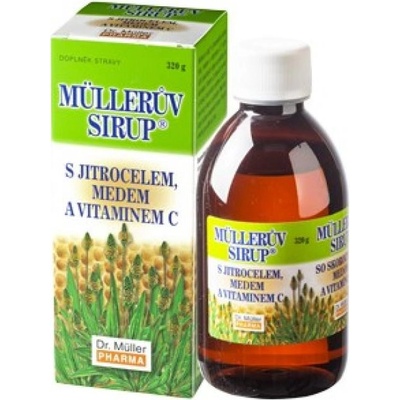Dr. Müller Müllerův sirup s jitrocelem a vitaminem C 320 g