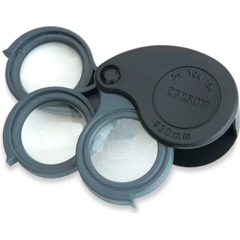 Carson TriView Kapesní lupa 5x;10x;15x