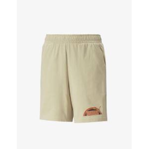 PUMA Essentials+ Street Art Graphic Shorts Beige - magazinko