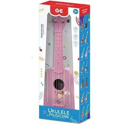 Masen Toys Музикален инструмент укулеле, 56 см - розово (7204532)
