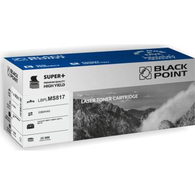 Compatible LBPLMS817 тонер, съвместим с Lexmark, черен (BLLMS817BCBW)