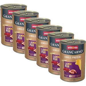 Animonda GranCarno Single Protein - агнешко 6 x 400г
