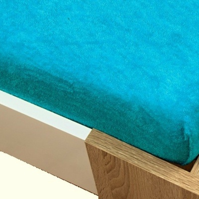 Homa froté prostěradlo PLUS turquoise 130 g 180x200