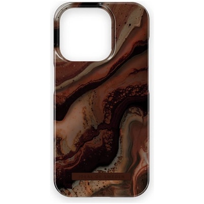 iDeal Fashion Case MagSafe iPhone 15 Pro Dark Amber Marble