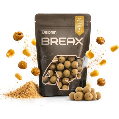 Delphin BreaX NutCAKE Tygří Orech Scopex Sladká Kukurica 300 g - 24 mm