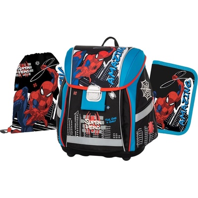 Paso Školní set aktovka + penál Spiderman – Zboží Dáma