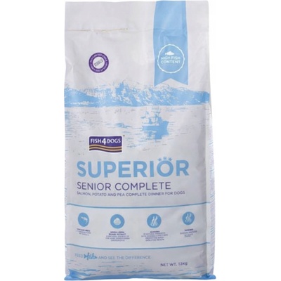 Fish4Dogs Superior Senior Large Salmon 12 kg