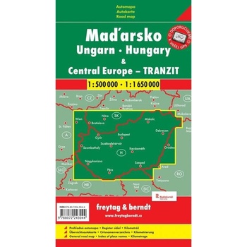 Maďarsko mapa tranzit GC