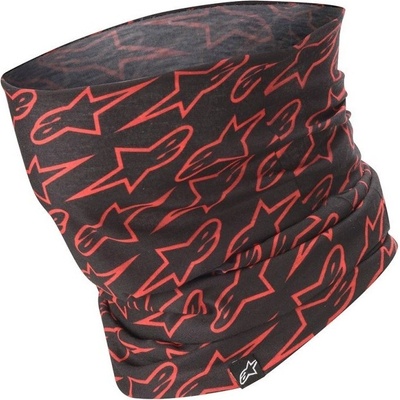Nákrčník ASTARS NECK TUBE ALPINESTARS čierna červená