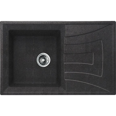 Inter Ceramic Кухненска мивка от композитен материал icgs 8104 black