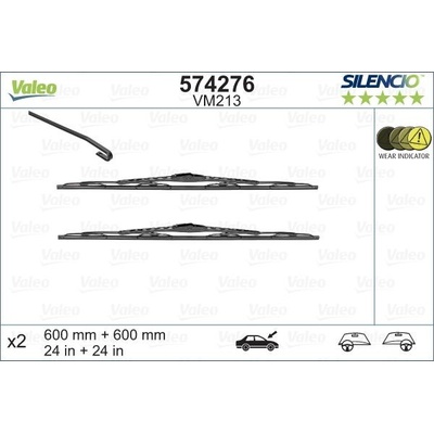 Valeo Silencio 600+600 mm ST VM213