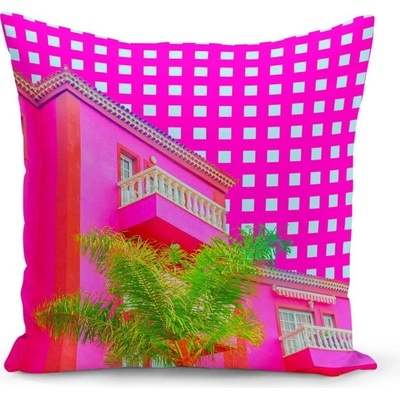Kate Louise Vankúš s výplňou Neo Pink 43x43