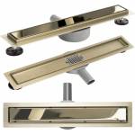 Rea Комплект душ канал с капак 90 см Rea Neo Pure Mirror Pro златен (5902557357239)