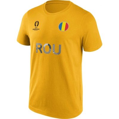 Fanatics UEFA Euro 2024 Romania Nation Flag zlatá