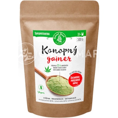 Zelená Země Konopný gainer Fitness 500 g