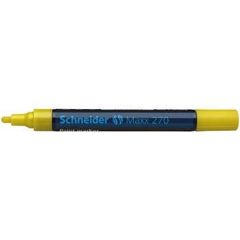 Schneider Лаков маркер, 1-3 мм, SCHNEIDER "Maxx 270", жълт 127005 (127005)