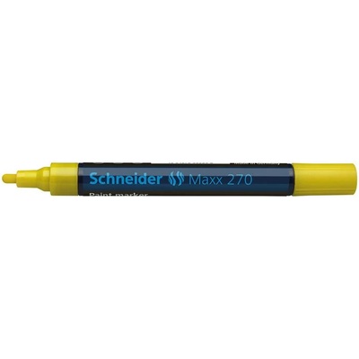 Schneider Лаков маркер, 1-3 мм, SCHNEIDER "Maxx 270", жълт 127005 (127005)
