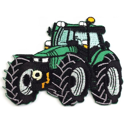 Nažehlovačka auto, traktor, loď Varianta: 20 zelená irská traktor, Balení: 1 ks – Zboží Dáma