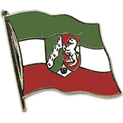 Odznak (pins) 20mm vlajka Severné Porýnie-Vestfálsko - farebný