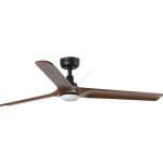 Faro Barcelona Faro 33809wt1s-led Димируем вентилатор heywood l 10 w/230 v cct Ø 132 см дърво/черно wt+do (fa33809wt1s)