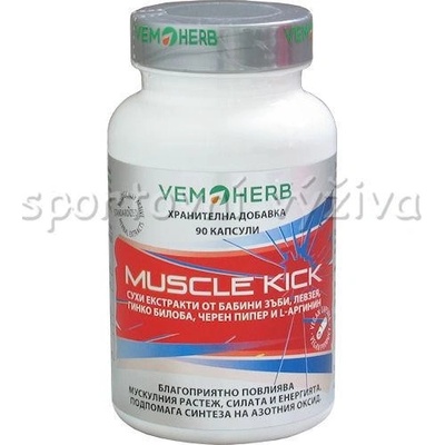 VemoHerb Muscle Kick 90 kapsúl