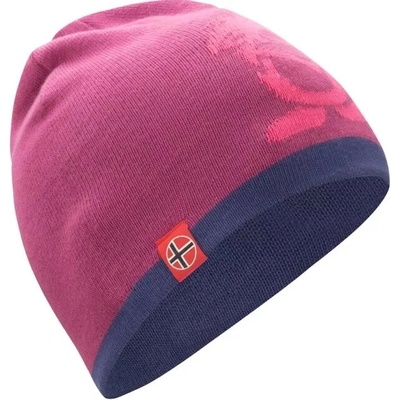 Zimní čepice TROLLKIDS Troll Beanie bright berry/dark purple