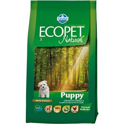 Ecopet Natural Mini Puppy суха храна за малки кученца от малки породи - 2.5кг