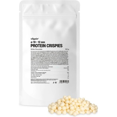 Vilgain Protein Crispies XL – 3× biela čokoláda 100 g