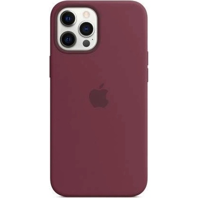 Apple iPhone Silicone Case with MagSafe - оригинален силиконов кейс за iPhone 12 Pro Max с MagSafe (лилав)