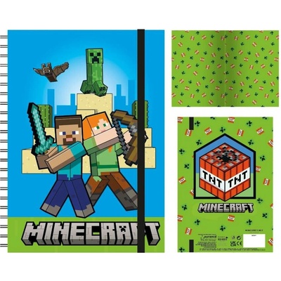 Pyramid International Zapisník Minecraft postavy A5 – Hledejceny.cz