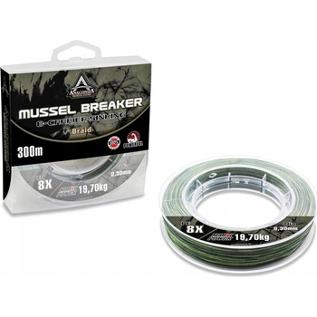 Anaconda šnúra X8 Carrier mussel breaker 300m 0,32 mm