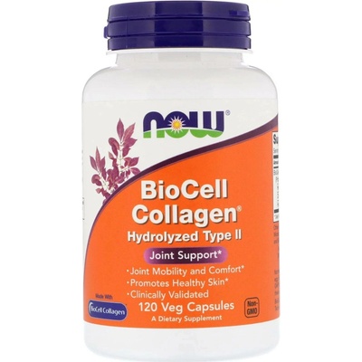 Now Foods BioCell Collagen Hydrolyzed Type II 120 veg kapslí