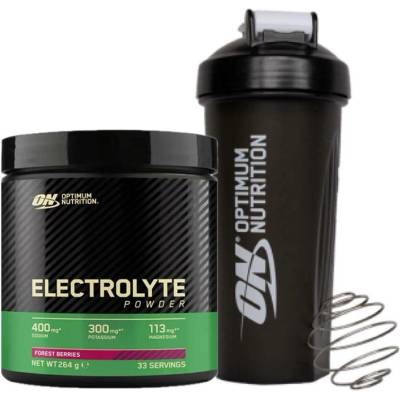 AKCE Optimum Nutrition Electrolyte Powder 264 g + ZDARMA Šejkr 600 ml