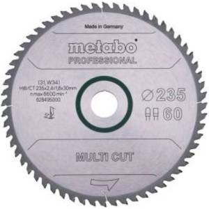 Metabo - Пилен диск, 235 × 30 мм, 60 зъба 628495000 (628495000)