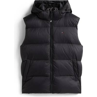 Tommy Jeans Елек Tommy Jeans Men's Essential Down Hooded Sleeveless Gilet - Black