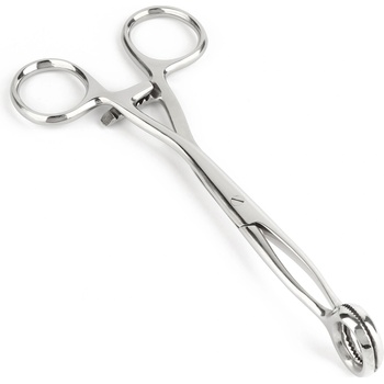 Mr. Steel Cube Tongs O Shape Silver