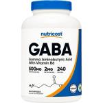 Nutricost GABA 500 mg + В6 2 mg [240 капсули]