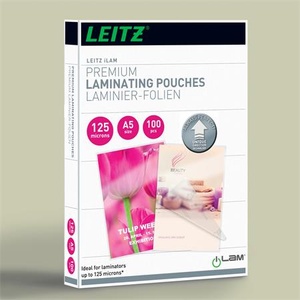 LEITZ Фолио за горещо ламиниране Leitz STANDARD UDT, A5, 125 микрона, A5, 100 бр (74930000)