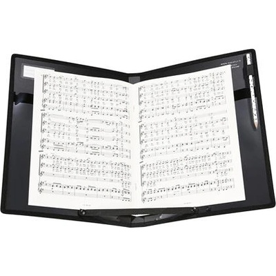Viquel Стойка за ноти, 4 джоба, PP, VIQUEL "Vocalyz Concerto", черна 580834-05 (580834-05)