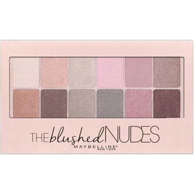 Maybelline The Blushed Nudes Paletka očních stínů 02 10 g
