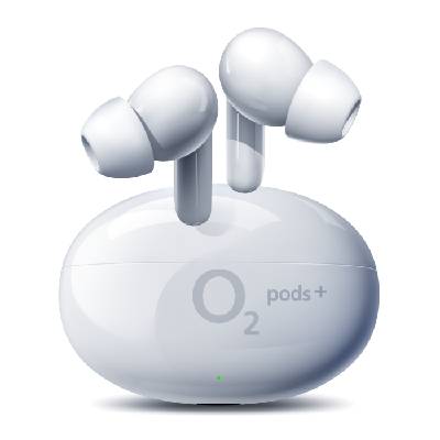 Bezdrátová sluchátka O2 pods+ Mark II. s ANC 197414 bílá