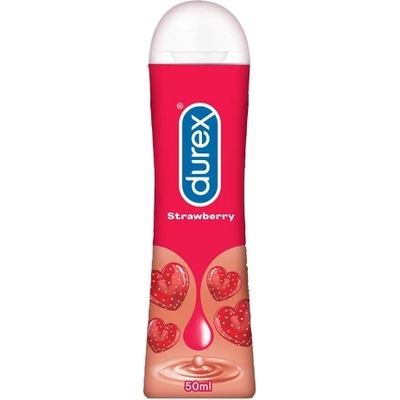 Durex Ароматен лубрикант Durex Strawberry 50 мл