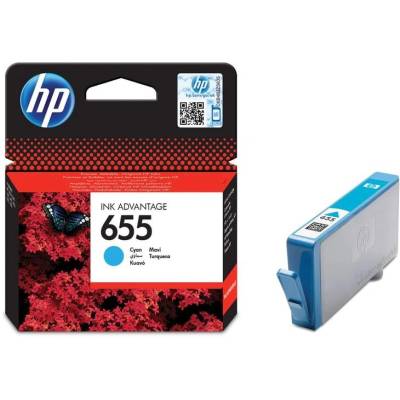 HP Оригинален патрон HP CZ110AE, NO655, 600 страници/5%, Cyan (3015102136)