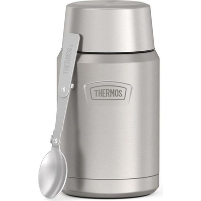 Thermos Icon Термос за храна със сгъваема лъжица, 710 мл, сребрист, 2 ел (173092)