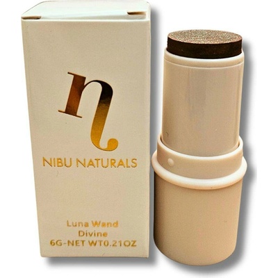 Nibu Naturals | Luna Glow Rozjasňovač v tyčince Divine 2 multifunkční využití v dekorativní kosmetice 5 g