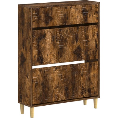 vidaXL Шкаф за обувки DELFT 78 x 24 x 103 см Инженерна дървесина (897100)