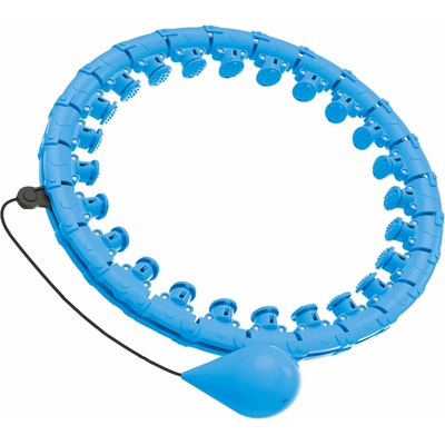 Rebel RBA-3066 Masážní obruč Hula Hoop se závažím 43 cm modrá – Zboží Dáma
