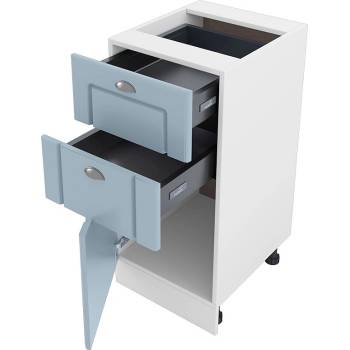 ИРИМ Долен кухненски шкаф Сити БФ-Деним мат-06-73 ляв 40 см