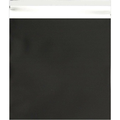 Barevné matné fóliové obálky - 165 x 165 mm - Černá