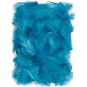 Dalprint Turquoise feathers 5-12cm 10g